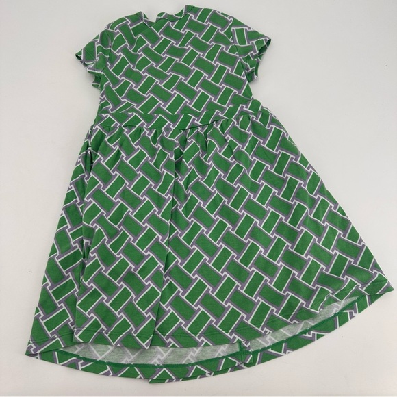 Diane Von Furstenberg X Target Kids DVF Green Dress Girls Small 6 7 - Picture 4 of 4